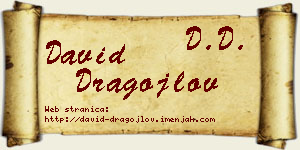 David Dragojlov vizit kartica